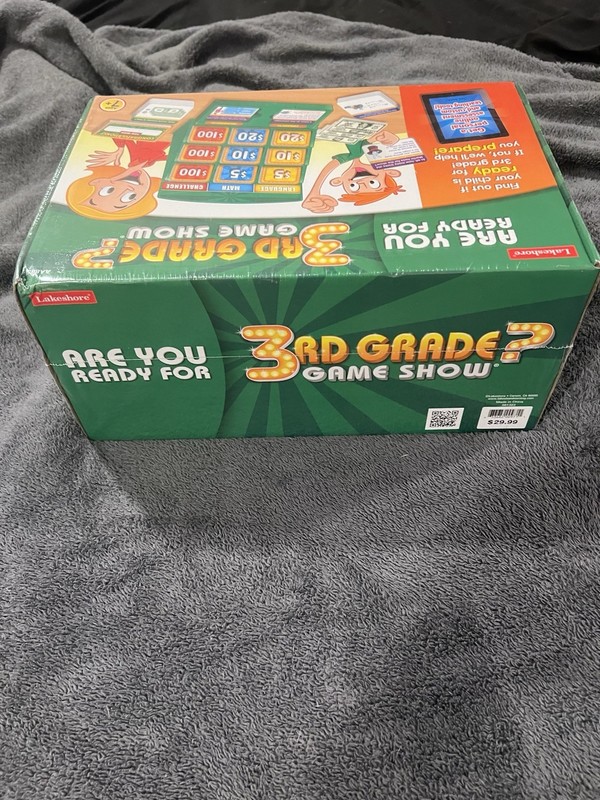 LakeShore Are You Ready For 3rd Grade Game Show Ages 7+ New Sealed gallery