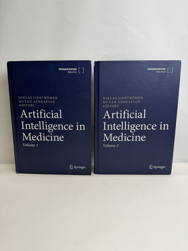Artificial Intelligence in Medicine Vol 1 & 2 Springer Reference Hardcover New
