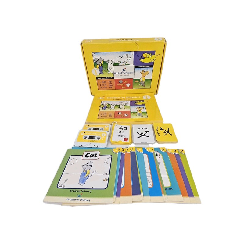 Hooked on Phonics Learn To Read Books Set Levels 1 - 5 + BONUS First Grade gallery