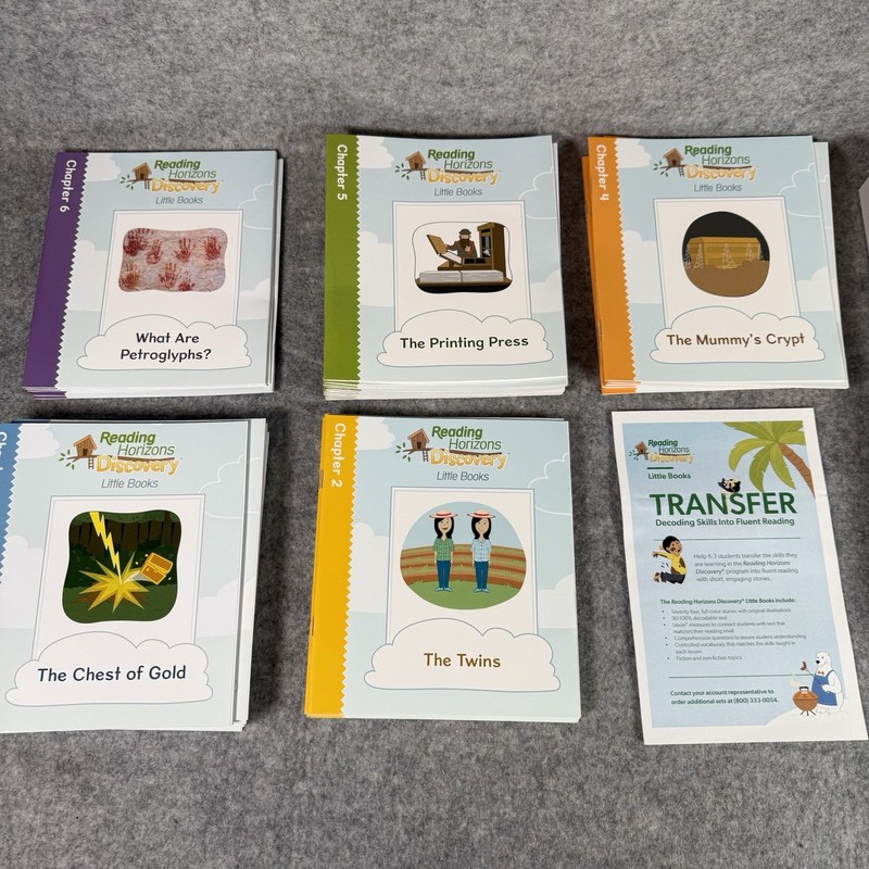 Reading Horizons Discovery Little Books Grades 1-3 Chapters 2-6 New 74 Books