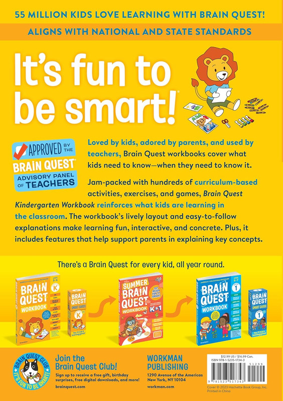 Brain Quest Workbook: Kindergarten Revised Edition gallery