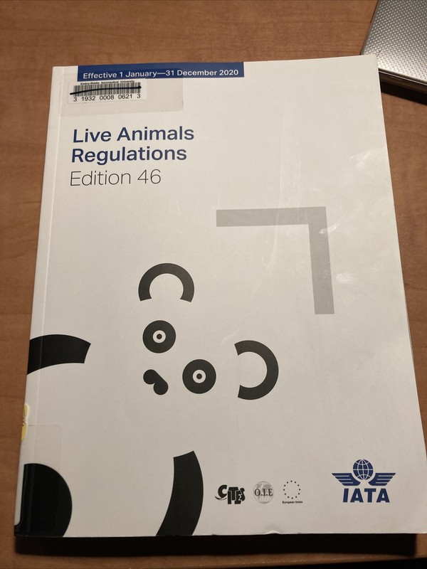 Live Animals Regulations 46th Edition, 2020