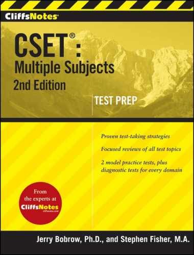 CliffsNotes CSET: Multiple – Paperback, by Bobrow Jerry; Fisher – Acceptable