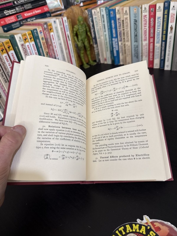 Applications of Dynamics to Physics & Chemistry 1888 (1968) JJ Thomson HC gallery