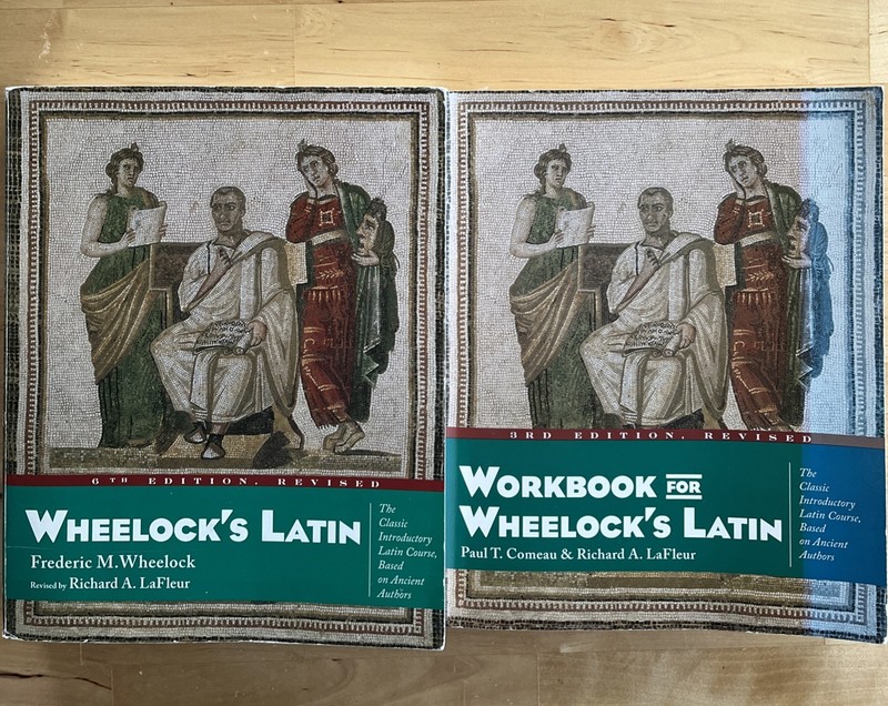 Wheelock’s Latin 6th Ed. & Workbook 3rd Ed. LaFleur Comeau (2 Book Lot)