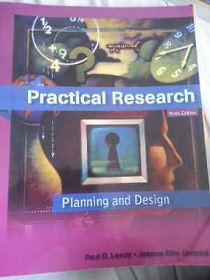 Practical Research: Planning and Design – Paperback, by Leedy Paul D.; – Good