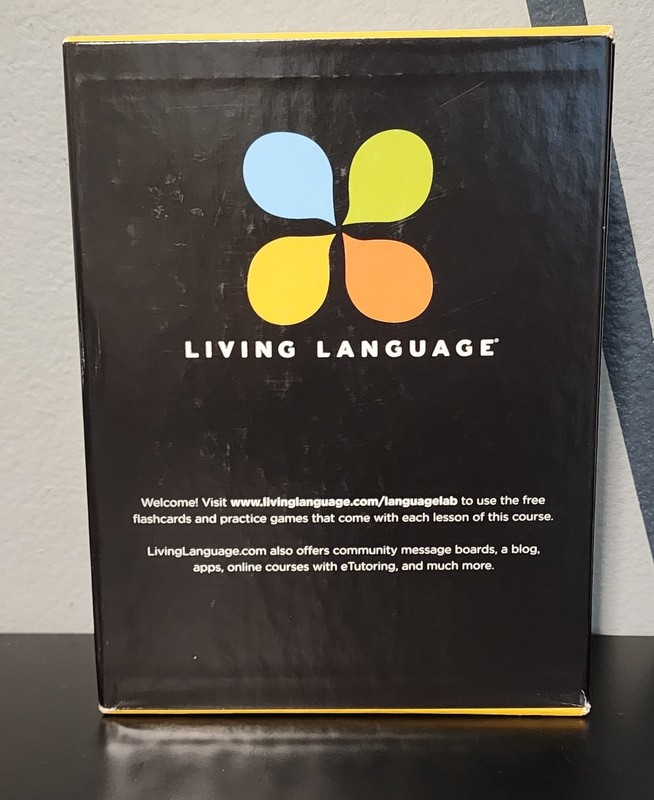 Living Language Korean Complete Book & Audio CD Box Set Beginner-Advanced