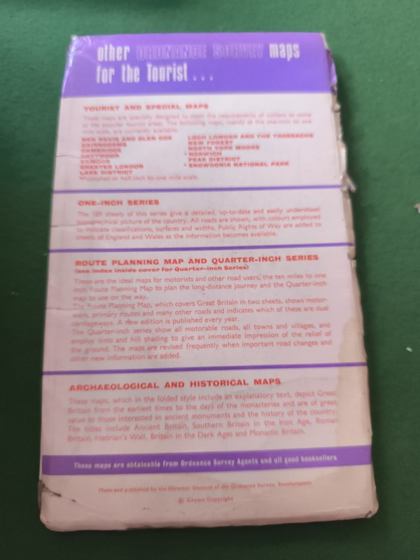 Ordnance Survey North York Moors One-inch Tourist Map gallery