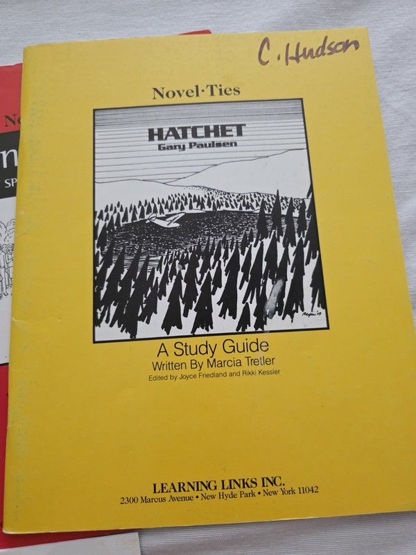 Novel Ties Study Guides Homeschool Lot Of 8 Giver Fox Hatchet Big Wave Tutoring gallery