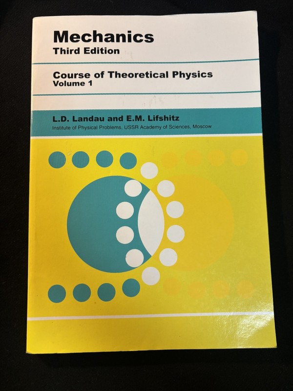 Mechanics Vol. 1 Landau and Lifshitz (1982, Paperback)