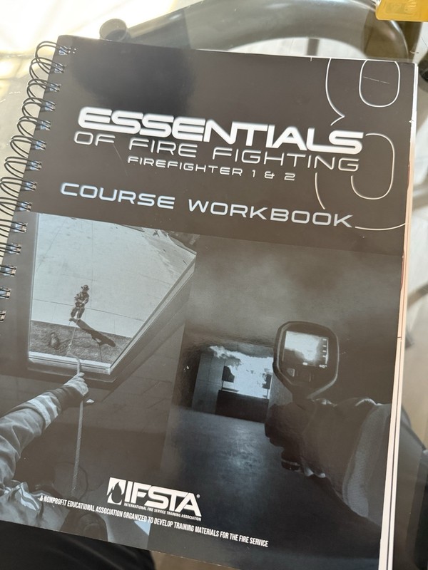 IFSTA Essentials of Fire Fighting Firefighter I & II Course Workbook 2014 Spiral