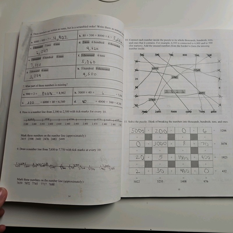Math Mammoth Grade 3-B Worktext & Answer Key gallery