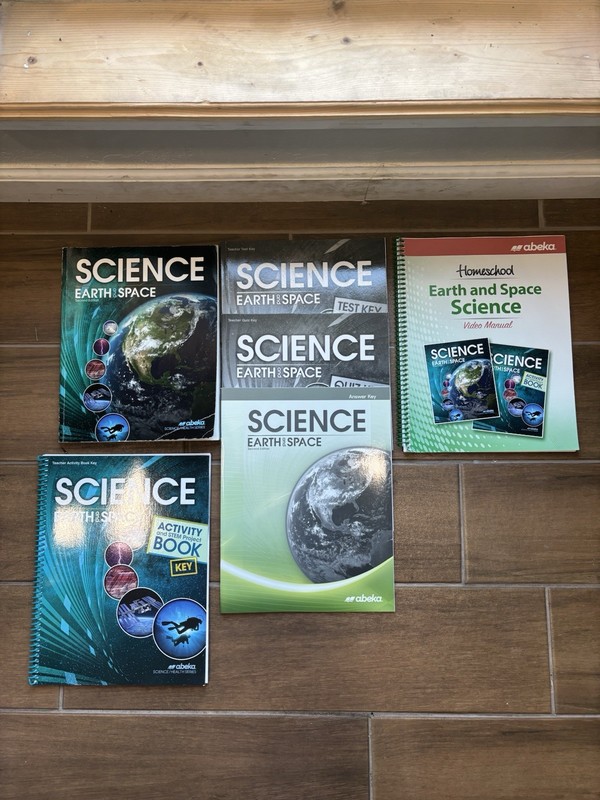 Abeka Earth & Space Science 2nd Ed Teacher Resource Lot + Student Text Homeschoo