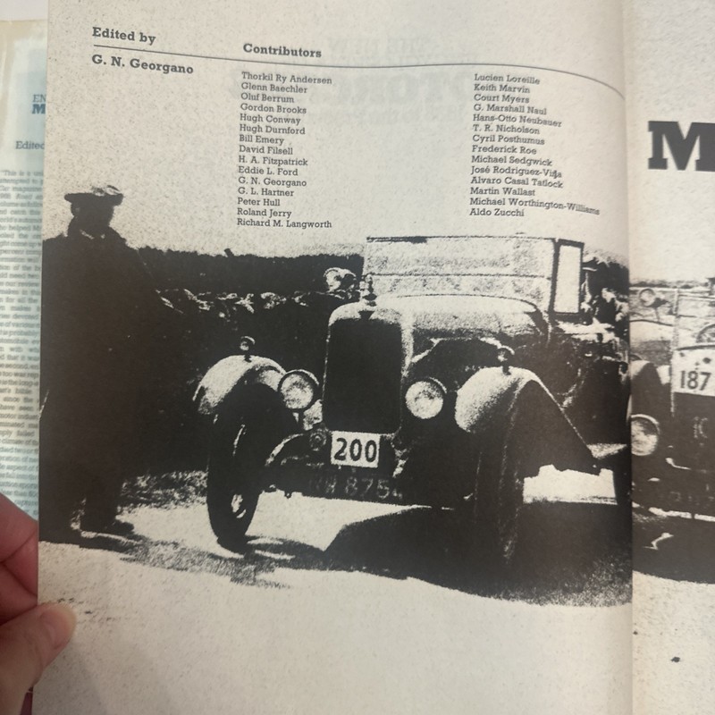 New Encyclopedia of Motorcars Hardcover 1885 to the Present Georgano 1982 VTG DJ gallery