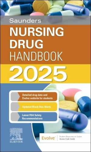 Saunders Nursing Drug Handbook 2025 – Paperback, by Kizior BS RPh – Very Good