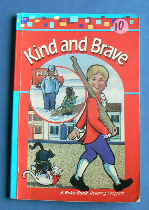 ABeka gr.1/1st KIND AND BRAVE, PB reader A Beka,full-color 1995