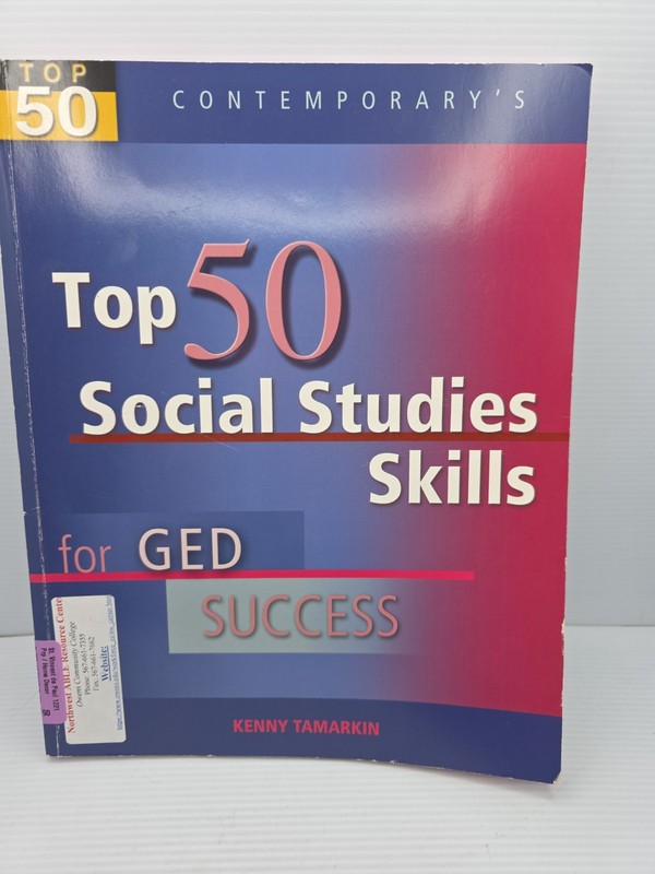 Top 50 Social Studies Skills for GED Success, Student Text Only (GED Calcula…