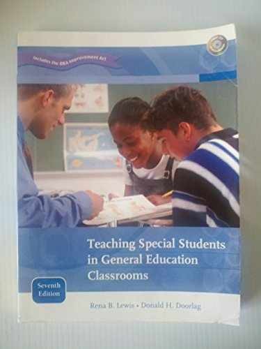 Teaching Special Students In – Paperback, by Lewis Rena B.; – Very Good c