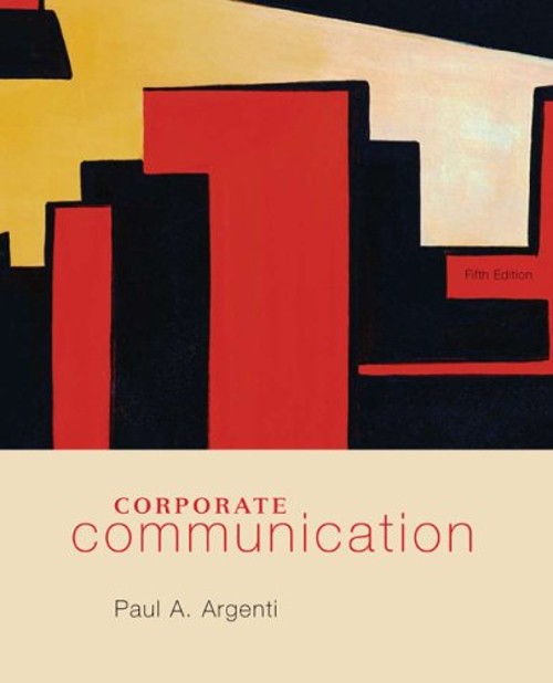 Corporate Communication Paperback Paul Argenti