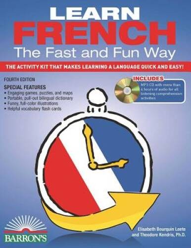 Learn French the Fast and Fun Way with MP3 CD: The Activity Kit That Make – GOOD
