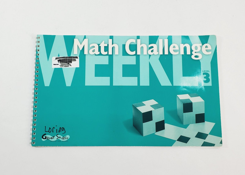 Math Challenge Weekly Grade 3 Great Source 1997 Homeschooling