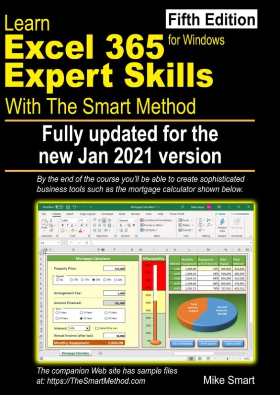 Learn Excel 365 Expert Skills with The Smart Method: Fifth Edition: updated …