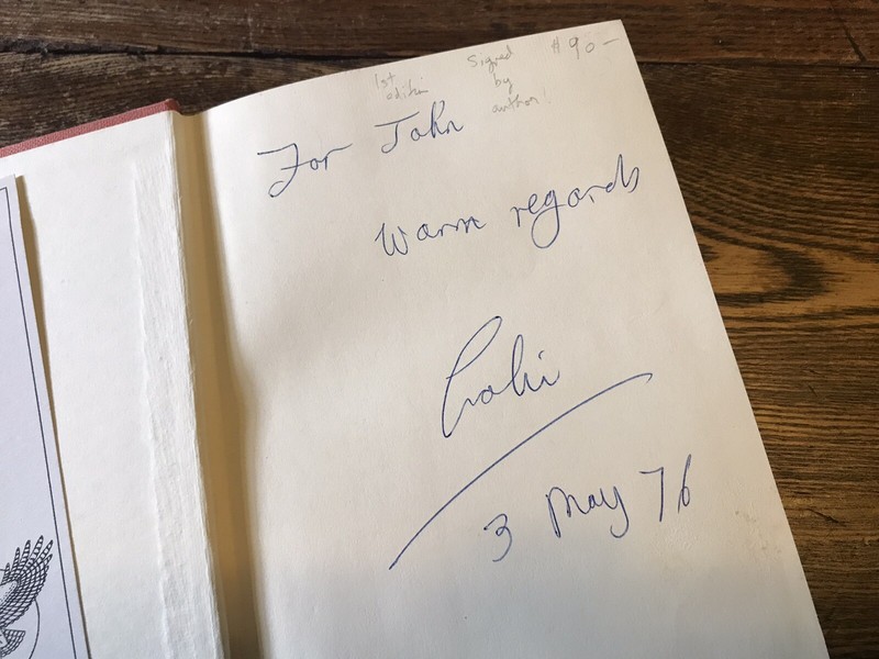 THE CRAFT OF THE NOVEL By Colin Wilson 1975 Signed 1st Ed. HC/DJ gallery