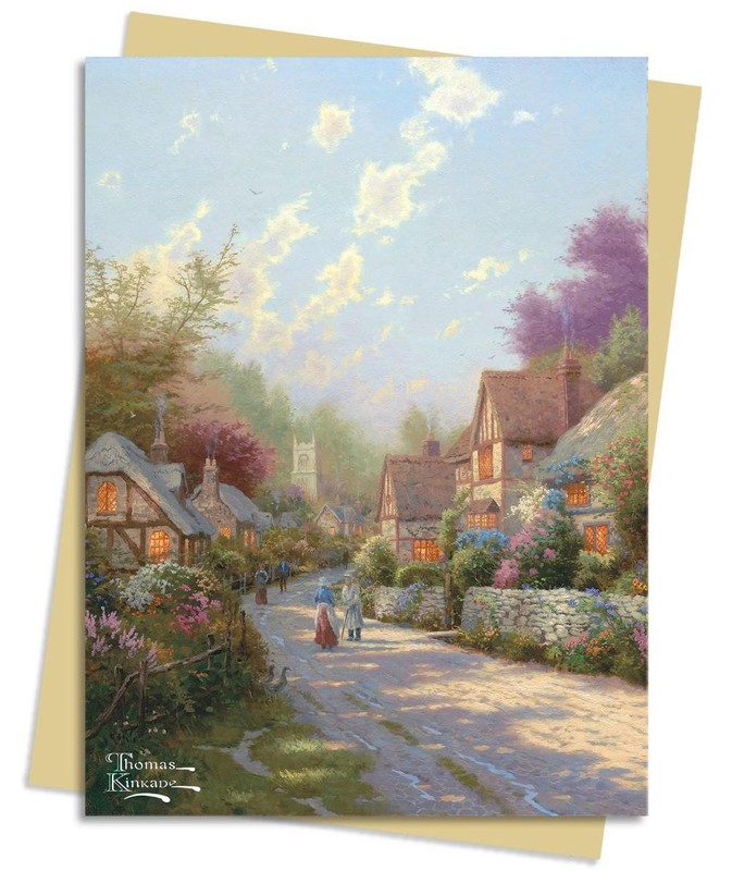 Thomas Kinkade: Cobblestone Village Greeting Card Pack: Pack of 6 by Flame Tree