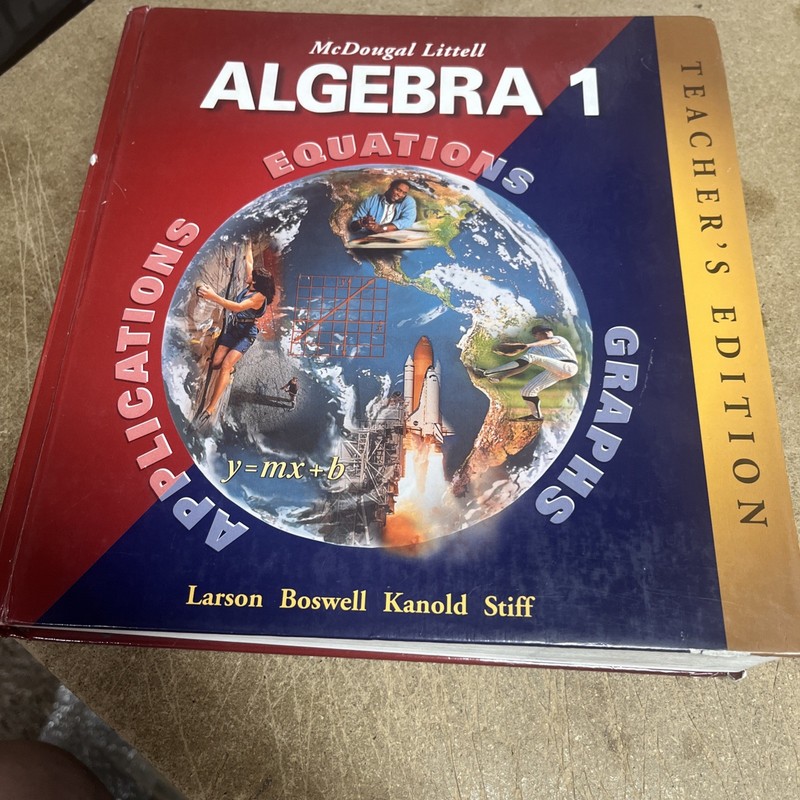Mcdougal Littell Ser.: Algebra 1 by Ron Larson, Lee Stiff, Laurie Boswell and…