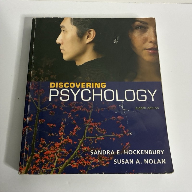 Publishers Discovering Psychology 8th Ed Paperback Hockenbury Nolan