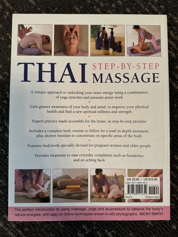 Thai Step-by-Step Massage by Nicky Smith (2012, Trade Paperback) gallery