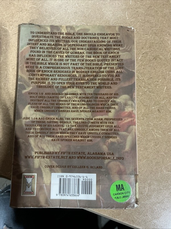 Lost Book Of Enoch :A Comprehensive Transliteration By Joseph B. Lumpkin gallery