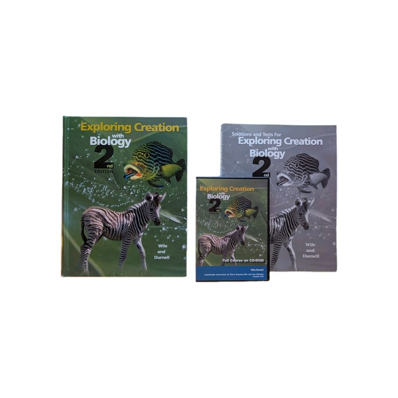 Apologia Exploring Creation with Biology, 2nd Ed. Textbook & Solutions & Tests