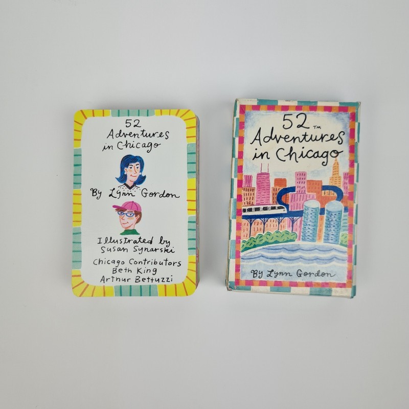 Vintage 52 Adventures In Chicago Travel Aid Card Pack By Lynn Gordon (Giftworks)