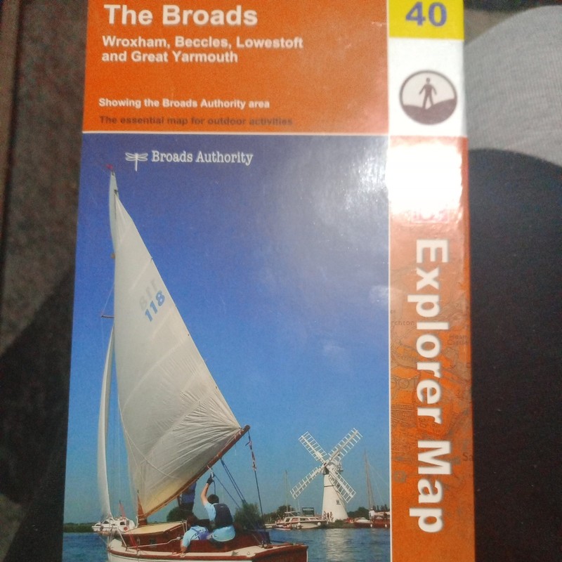 The Broads (OS Explorer Map) by Ordnance Survey Sheet map, folded Book The Cheap