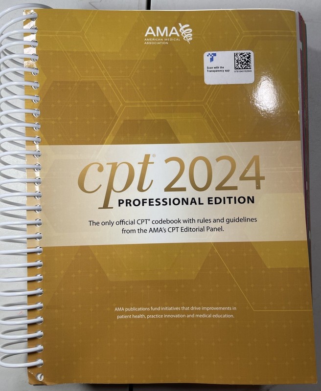 CPT Professional Edition 2024 – Spiral-bound by American Medical Association