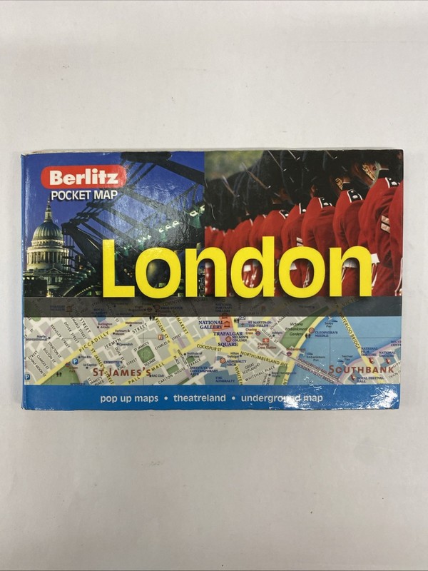 LONDON Berlitz Pocket MapGuide Sheet map, folded Pop Out Novelty