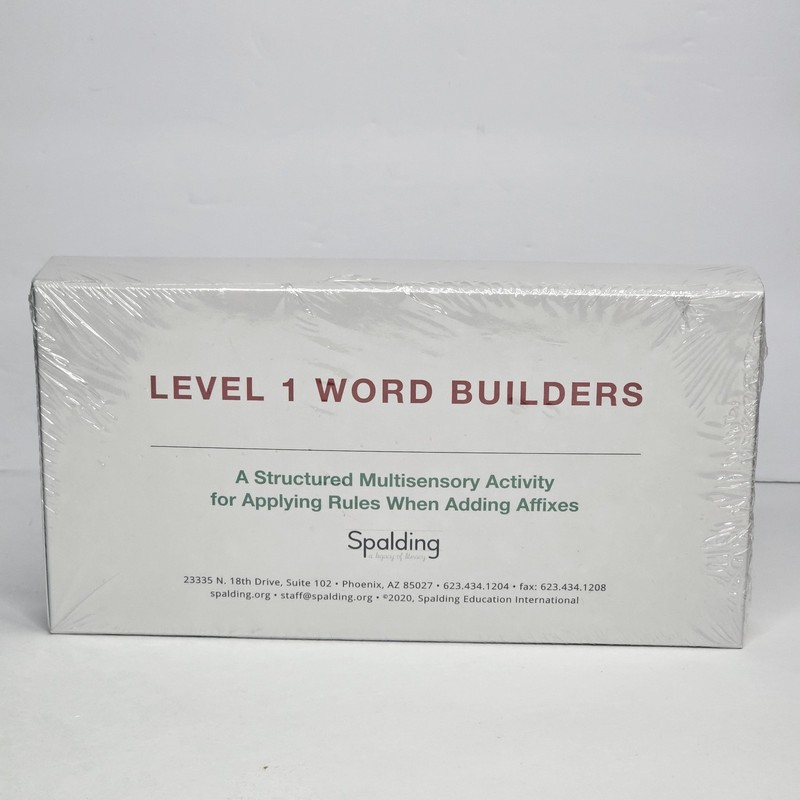 Spalding Education Level 1 Word Builders Adding Affixes 100 CARDS