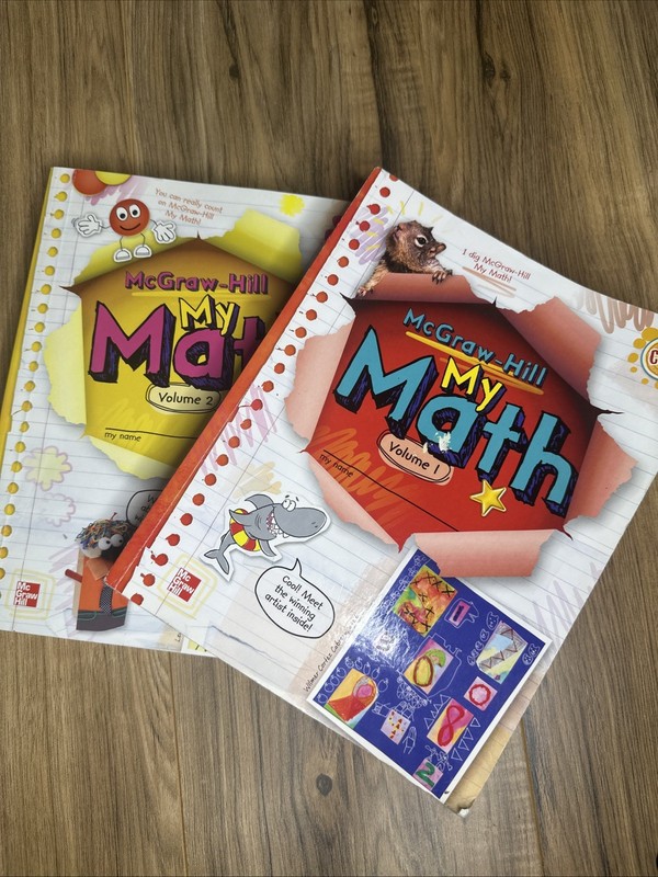 McGraw-Hill My Math Grade 3 Volumes 1 & 2 Set NEW ISBN: 978-0021170715