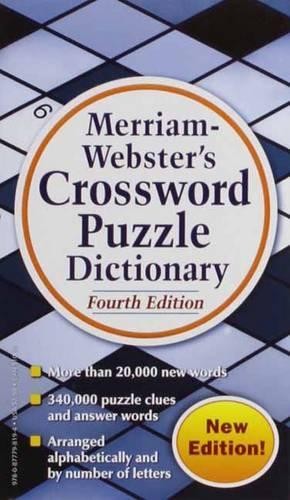 Merriam-Webster Inc. Merriam Webster’s Crossword Puzzle Dictionary (Paperback)