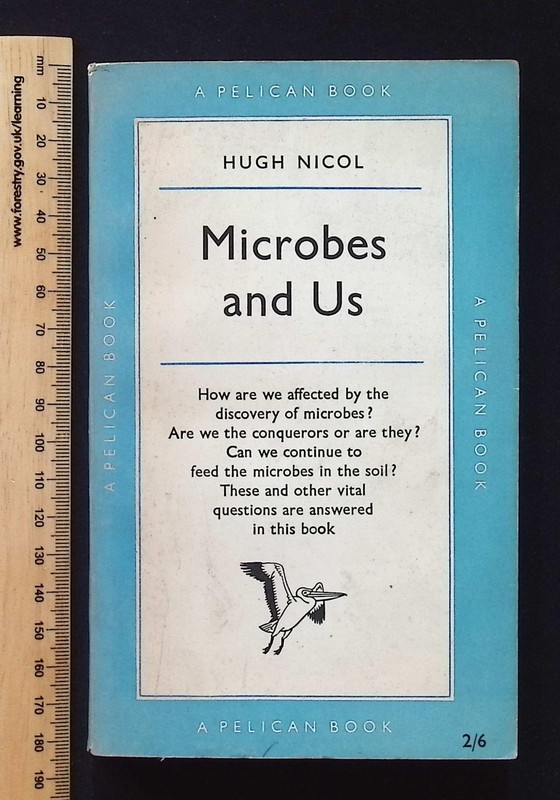 Microbes and Us by Hugh Nicol, 1955 1st Edition Pelican Books No. A326, PB