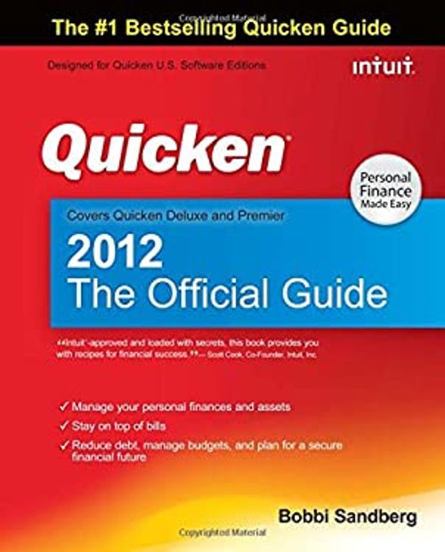 Quicken 2012 the Official Guide Paperback Bobbi Sandberg