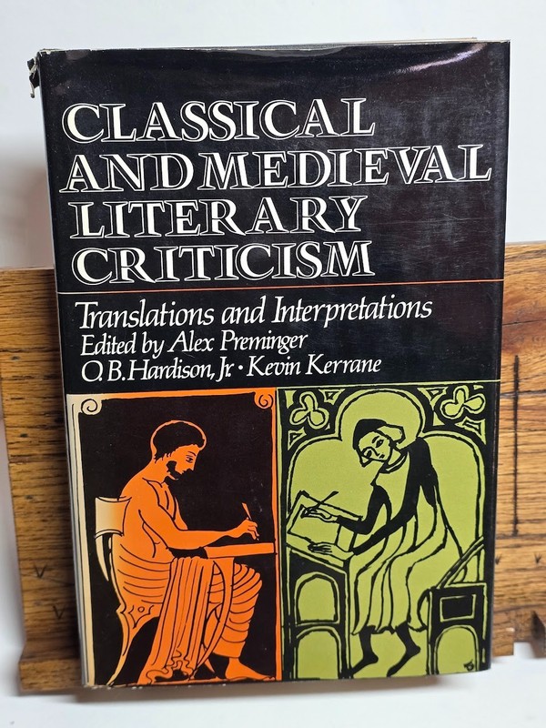 Vtg Classical and Medieval Literary Criticism: Translations and Interpretations