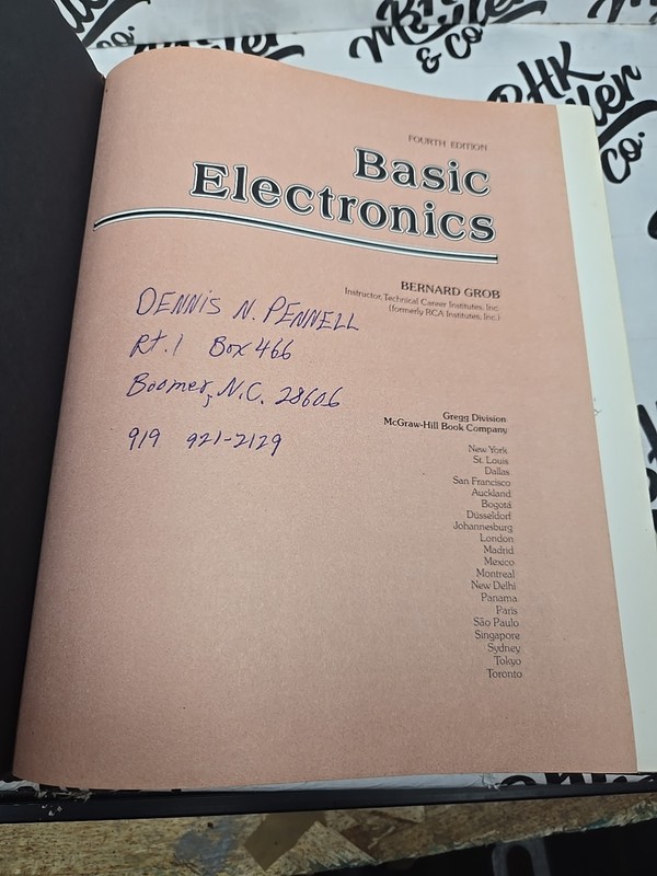Basic Electronics Fourth Edition, Grob, Copyright 1977 gallery
