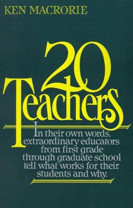 Twenty Teachers by Ken Macrorie (English) Paperback Book