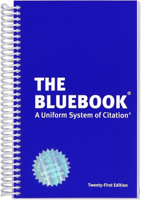 The Bluebook : A Uniform System of Citation, Twenty First Edition SPIRAL USA ST.
