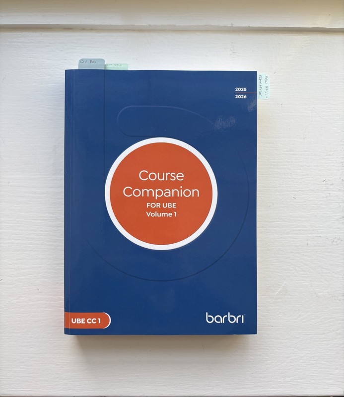 BARBRI UBE 2025–2026 FULL SET Latest Edition – Complete – See Condition gallery