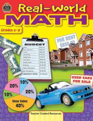 Real-World Math, Grades 5-8 – Paperback By Rhodes, Genene – GOOD
