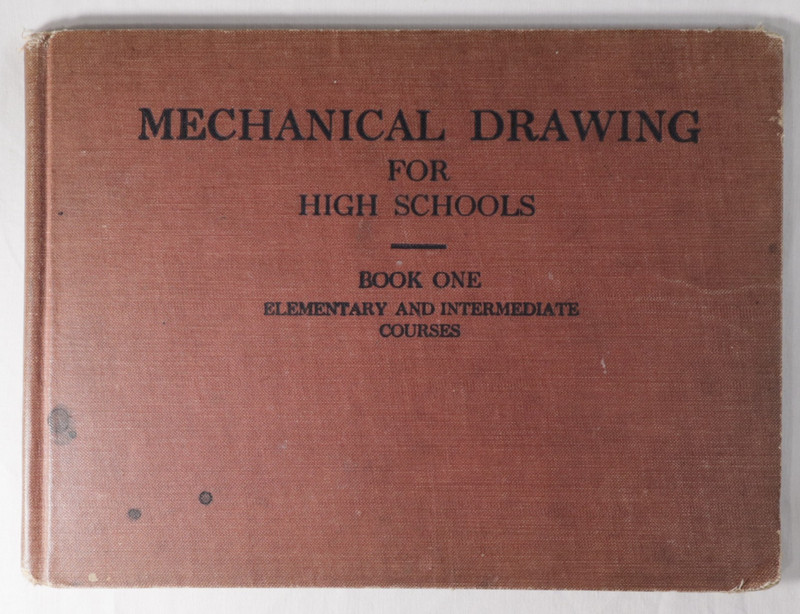 Mechanical Drawing for High Schools – 1910 – Technical Drafting Geometry 2D Art