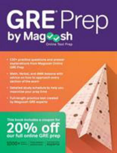 GRE Prep by Magoosh – paperback, Magoosh, 9781939418913